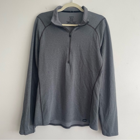 Patagonia Capilene 3 midweight Polartec Base Layer half zip long sleeve shirt M - Picture 1 of 7